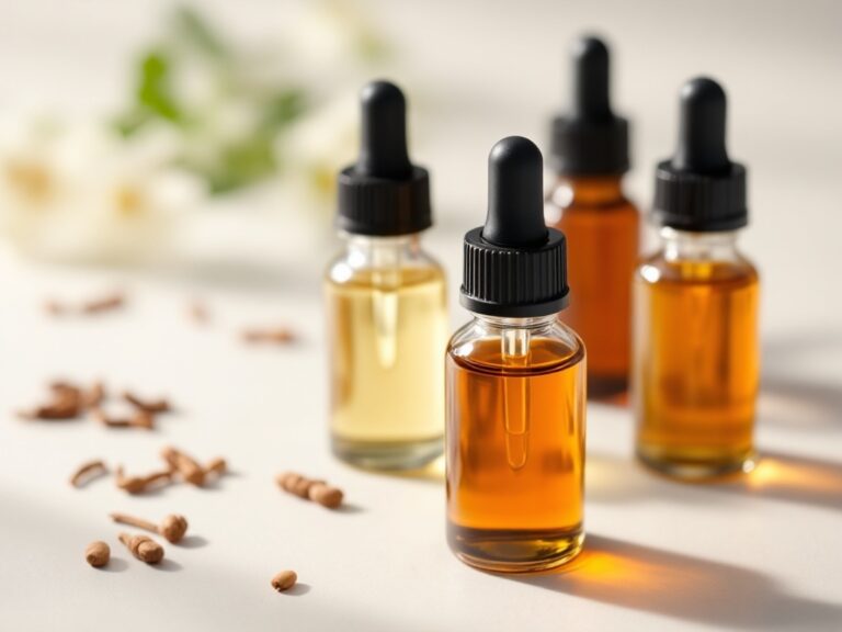 Liquid flavor extracts in bottles